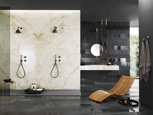 Керамогранит Impronta Marble Experience Calacat.Gold Sq.Lap.Sat. напольная 120х60